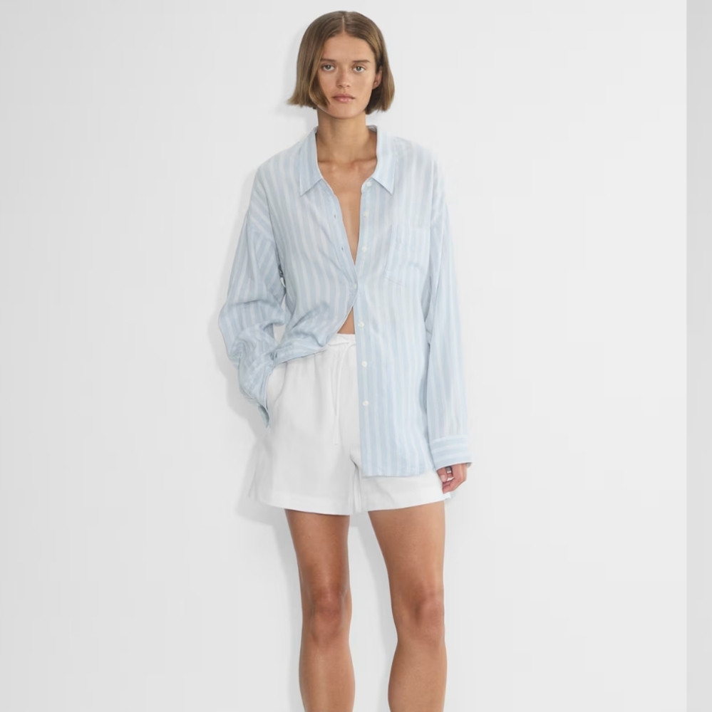Aritzia Wilfred Free Relaxed Linen Shirt
